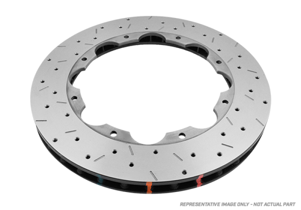 DBA 94-04 Ford Mustang (Cobra Models) Front 5000 Series Drilled & Slotted Ring - DBA5069.1XS