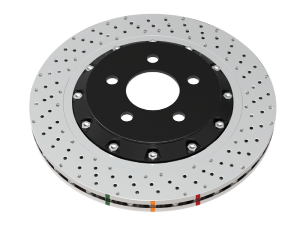 DBA 19+ Chevrolet Camaro ZL1 (w/ M6 Nuts) 5000 Series Cross Drilled & Dimpled Brake Rotor - DBA53916.1XD