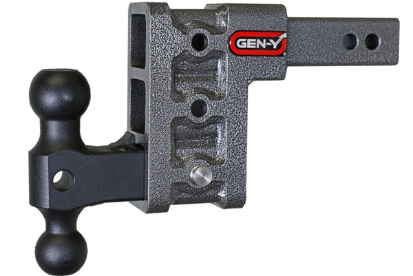Gen-Y Mega Duty 2in Shank 5in Drop 2K TW 16K Hitch w/GH-051 Dual-Ball - GH-513