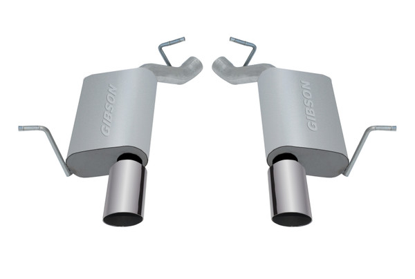 Gibson 11-18 Jeep Grand Cherokee Laredo 3.6L 2.25in Axle-Back Dual Exhaust - Aluminized - 17407