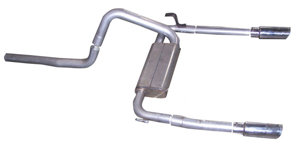 Gibson 98-02 Chevrolet Camaro Z28 5.7L 3in Cat-Back Dual Exhaust - Aluminized - 320000