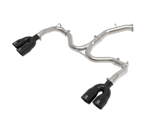 aFe 22-24 Kia Forte GT 1.6L 3in-2.5in 304 Stainless Steel Axle-Back Exhaust w/ Black Tips - 49-37039-B