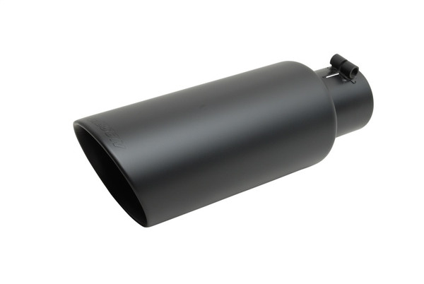 Gibson Black Ceramic Rolled Edge Angle Exhaust Tip - 500661-B