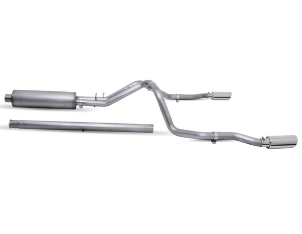 Gibson 19-23 Silverado/GMC Sierra 1500 5.3L Crew Cab Cat-Back Dual Extreme Exhaust - 65699