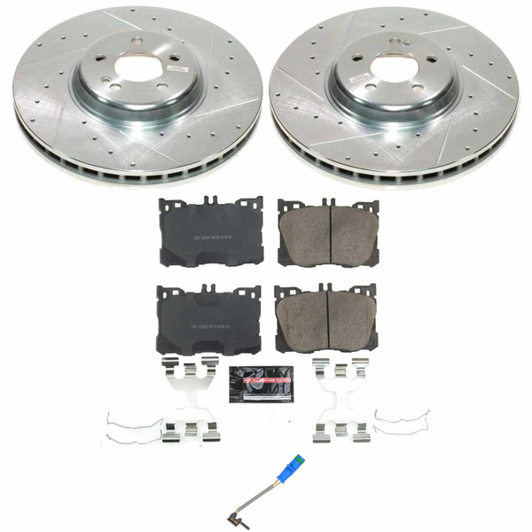 Power Stop 22-23 Mercedes-Benz E53 AMG Front Z23 Evolution Brake Kit - K9260