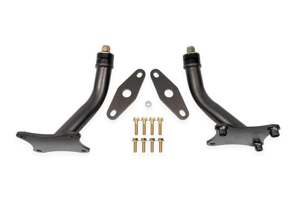 BMR 16-24 Chevrolet Camaro (6th Gen) Motor Mount Kit w/ Solid Bushings - Black Hammertone - MM362H