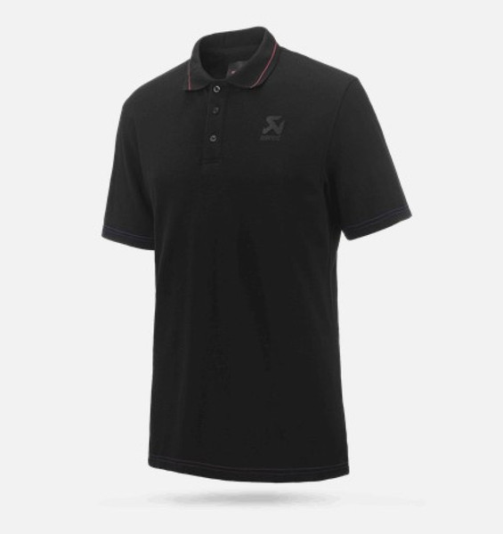 Akrapovic Corpo Polo Black Mens - S - 802131