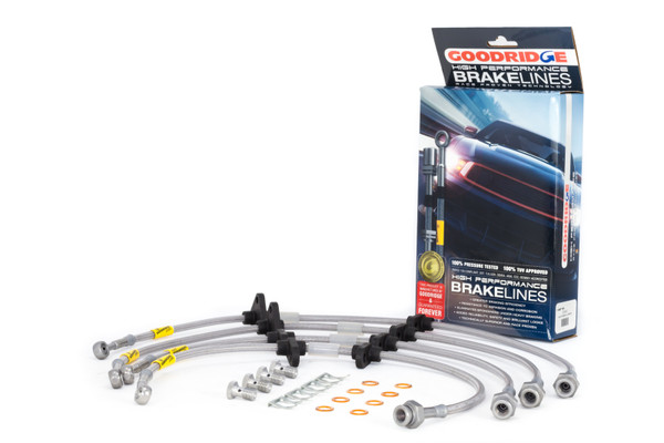 Goodridge 90-93 Acura Integra Stainless Steel Brake Line Kit - 20062