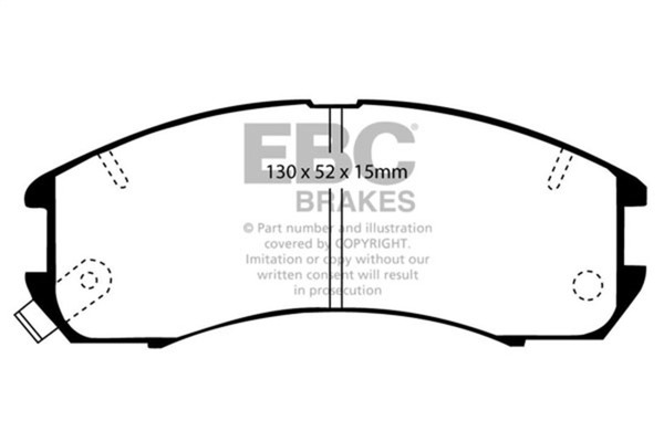 EBC 89-92 Ford Probe 2.2 Yellowstuff Front Brake Pads - DP4705R
