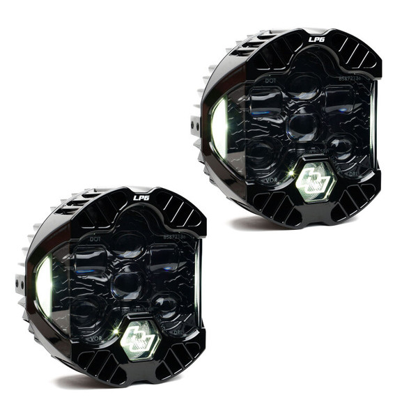 Baja Designs DOT LP6 LED Auxiliary Light Pod (Clear DRL) - Pair - 187801