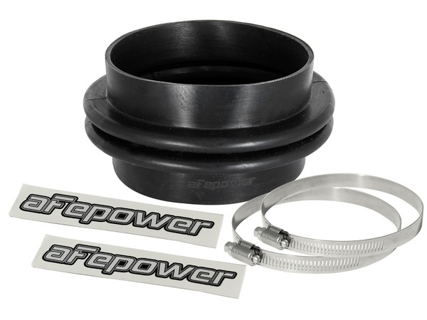 afe Magnum FORCE Intake Coupling Kit (3 IN ID x 90 Deg.) Elbow Coupler - Black - 59-00069