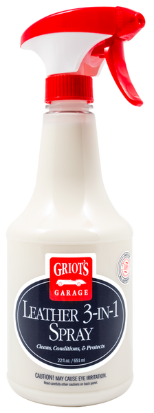 Griots Garage Leather 3-in-1 Spray - 22oz - 10963