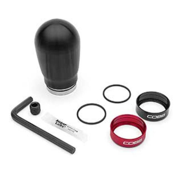 COBB 04-23 Volkswagen Golf GTI / 14-24 Volkswagen Golf R Tall Weighted Shift Knob - Black - 2V1370-BK