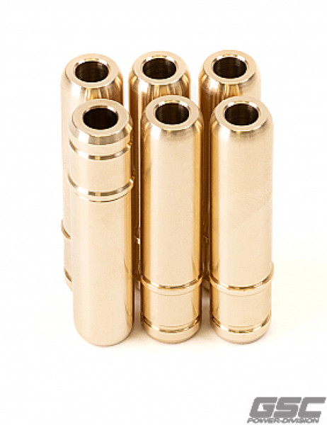 GSC P-D Toyota G16E Manganese Bronze Intake Valve Guide Stopper Style - Set of 6 - 3146-6