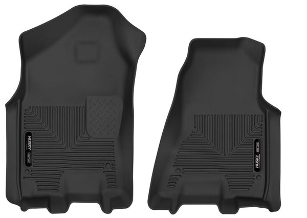 Husky Liners 2019 Ram 1500 Crew Cab WeatherBeater Black Front Row Floor Liners - 13741