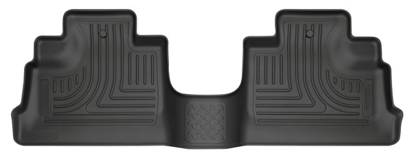 Husky Liners 11-12 Jeep Wrangler Unlimited (4 Door) WeatherBeater 2nd Row Black Floor Liners - 19021