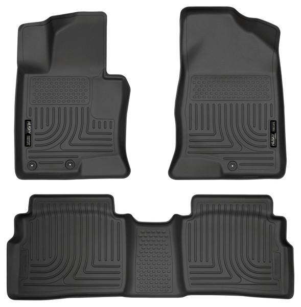 Husky Liners 11-12 Hyundai Sonata WeatherBeater Combo Black Floor Liners - 98851