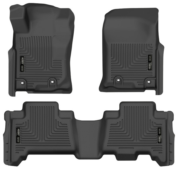 Husky Liners 2013 Toyota 4Runner WeatherBeater Black Front & 2nd Seat Floor Liners - 99571