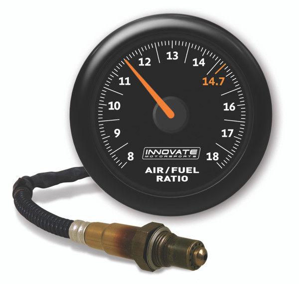 Innovate MTX-AL Analog Air/Fuel Ratio Gauge Kit - Black Dial - 3855