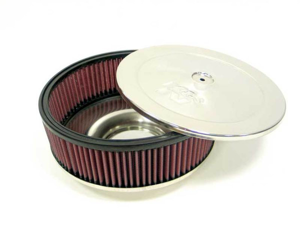 K&N Marine 8in ID x 9in OD x 2.875in H Round Straight Flame Arrestor - 59-3362