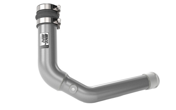 K&N 22-23 Subaru WRX 2.4L H4 Aluminum Charge Pipe Kit - Gunmetal Gray - 77-1017KC