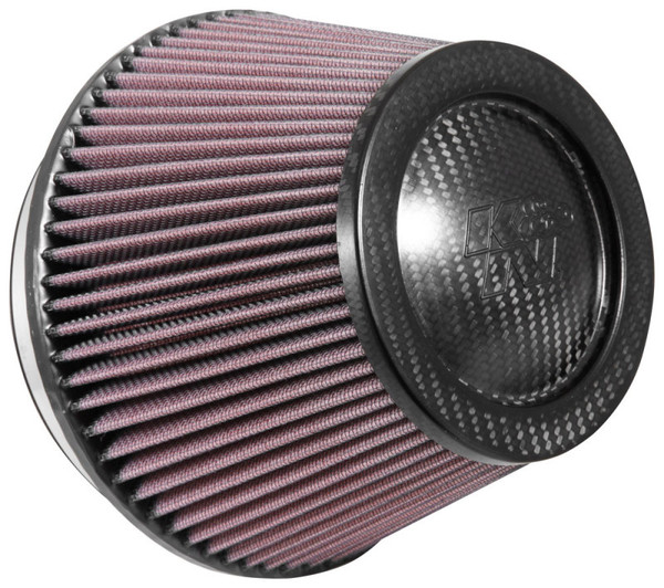 K&N Universal CarbonFiber Filter 6in Flange / 7-1/2in OD-B / 5-1/8in OD-T / 5in H - RP-2960