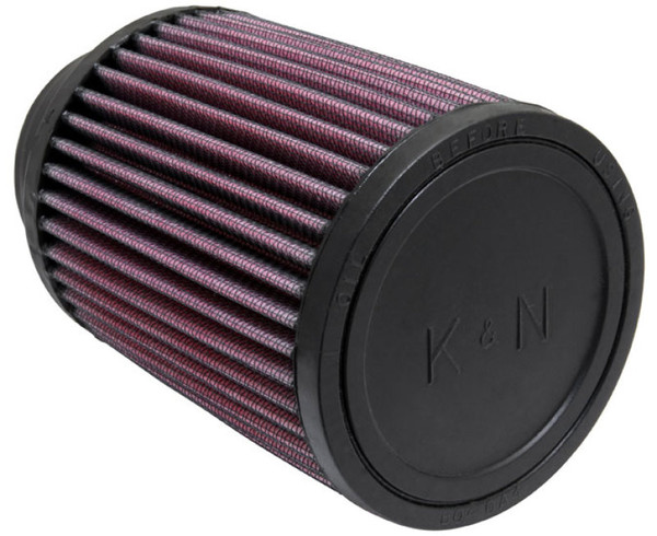 K&N Filter Universal Rubber Filter 2 3/4 inch 10 Degree Flange 4 inch OD 5 inch Height - RU-1460