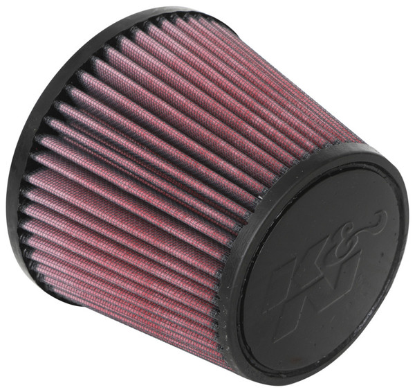K&N Universal Clamp-On Air Filter 2.75in Flange ID x 5.875in Base OD x 4.5in Top OD x 5in Height - RU-5284