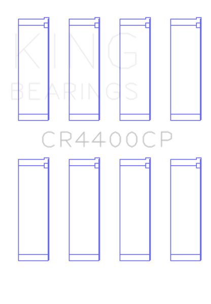 King Engine Bearings Honda R16A/R18A 2006- Current (Size +0.25mm) Connecting Rod Bearing Set - CR4400CP0.25
