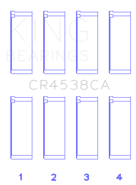 King Mini Cooper S/Cooper S Conv/Works W11B16A (Size +0.25) Rod Bearing Set - CR4538CA0.25