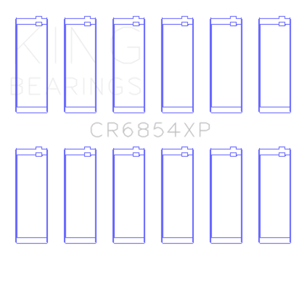 King BMW 95 M3 S50830 (Size STD) Performance Rod Bearing Set - CR6854XP