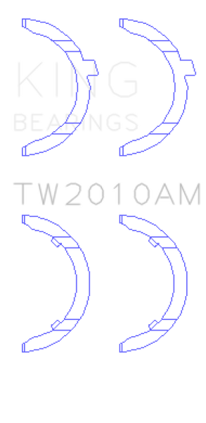 King Volkswagen JR 1.6L (td) Thrust Washer Set - TW2010AM