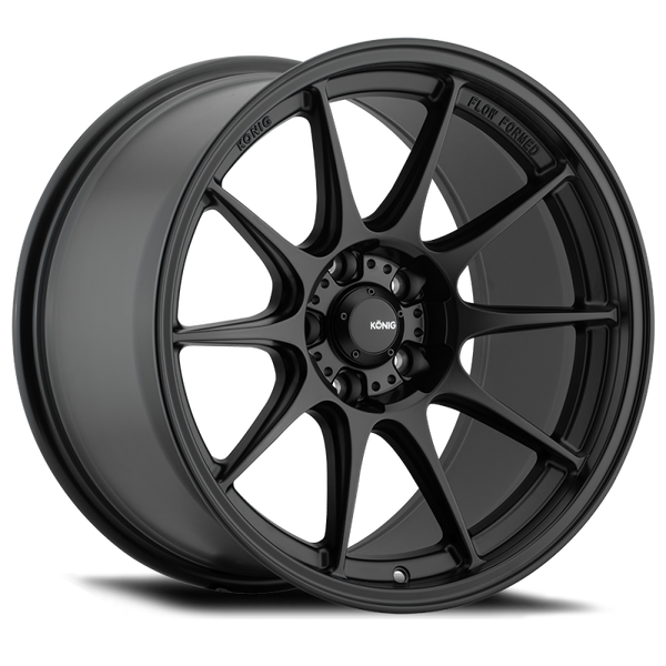 Konig Dekagram 19x10.5B 5x114.3 ET23 Semi-Matte Black - DK09514235