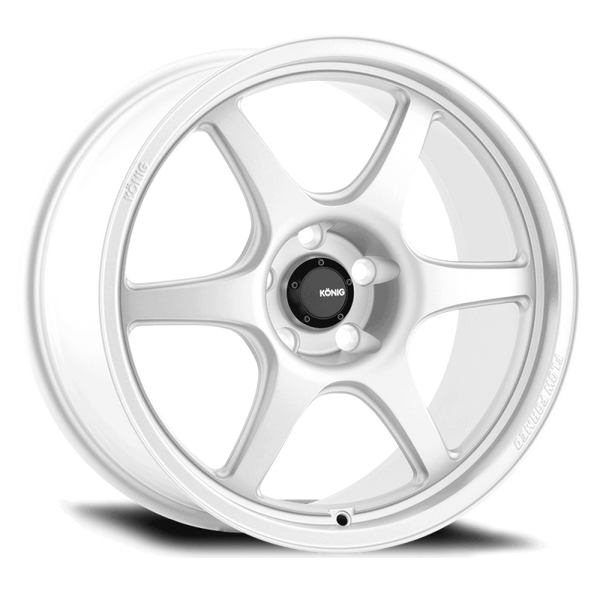 Konig Hexaform 18X8.5 5X114.3 ET43 Gloss White Flow Formed - HF8851443W