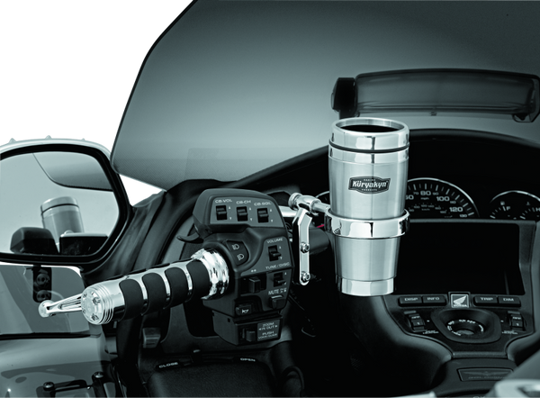 Kuryakyn Drink Holder With Stainless Steel Mug For Perch Mount Chrome - 1463