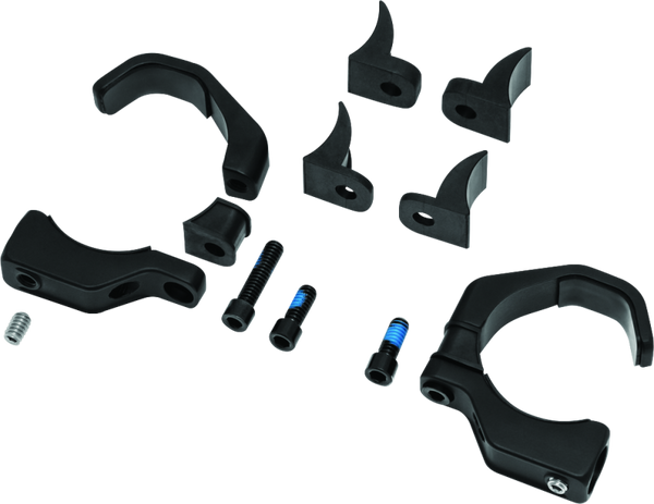 Kuryakyn Pipe Wrench Fork Mounts Black - 2580