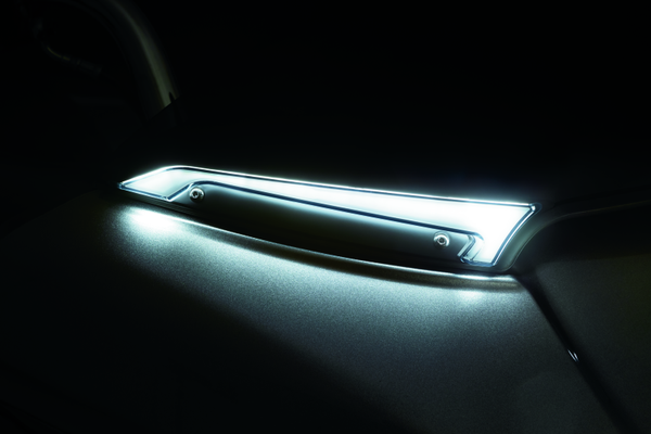 Kuryakyn Tracer Windshield Trim Lights Black - 2946