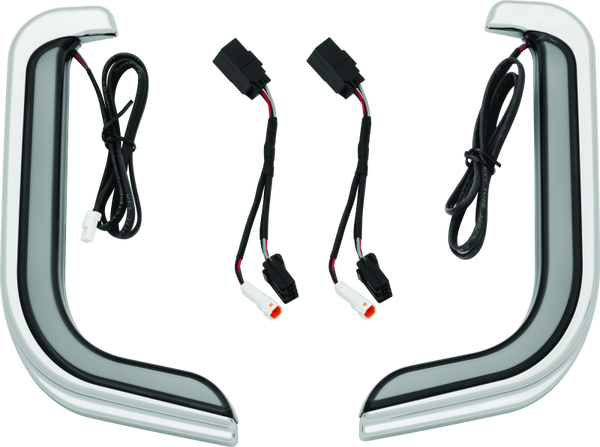 Kuryakyn Tracer LED Fairing Lower Accents Chrome - 2956