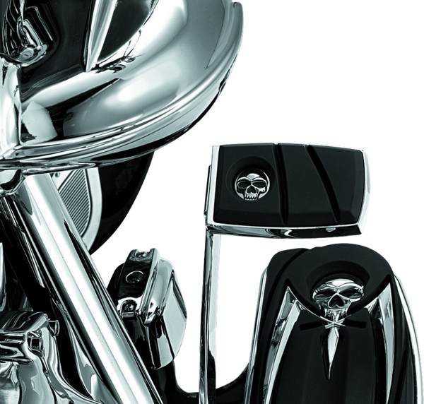 Kuryakyn Zombie Brake Pedal Pad For FL Models Chrome - 4406