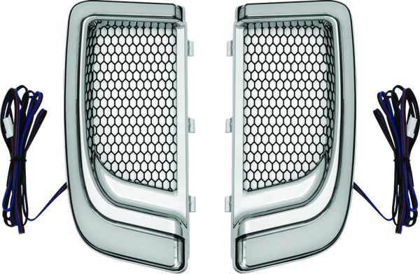 Kuryakyn Tracer Lower Fairing Grill Chrome - 5063