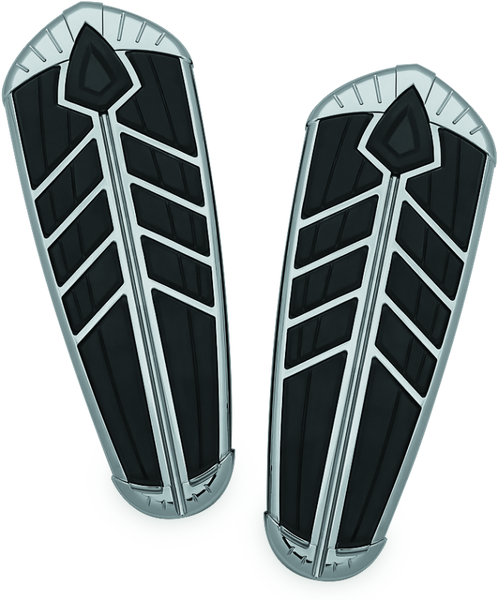 Kuryakyn Spear Driver Floorboard Inserts Indian Chrome - 5650
