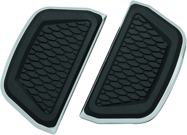 Kuryakyn Hex Passenger Board Inserts Chrome - 5902
