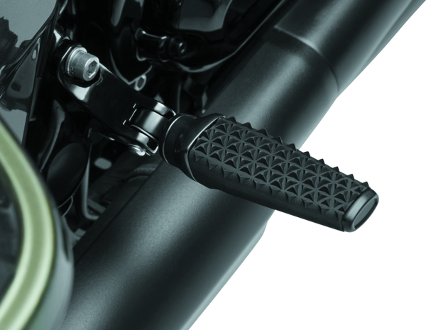 Kuryakyn Thresher Pegs With Adapter Black - 5953