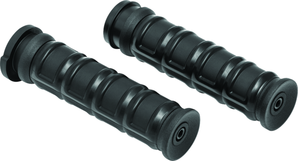 Kuryakyn Dillinger Grips Throttle-By-Wire Black - 6675