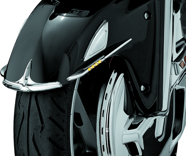 Kuryakyn Front Fender Tip 01-17 Honda GL1800 Chrome - 7321