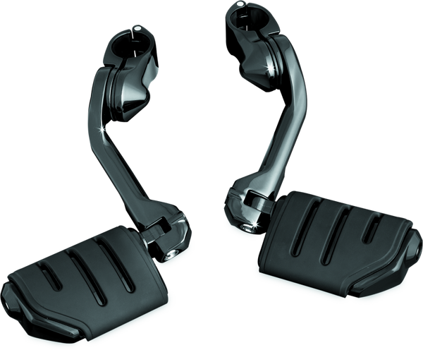 Kuryakyn Tour Tech Trident Dually 6in Back Arm With 1-1/4in Clamps Black - 7584