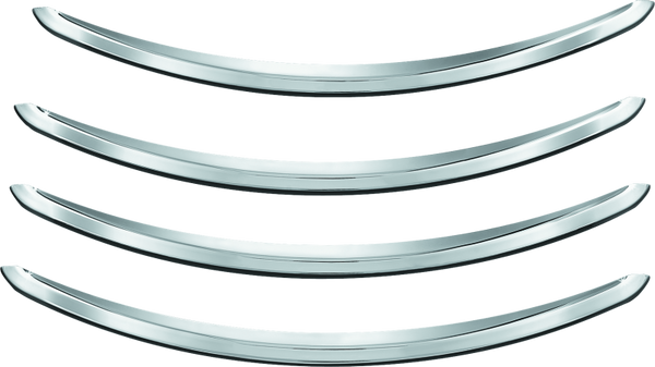 Kuryakyn Rear Fender Accents FLHX & FLTR Models Chrome - 7797