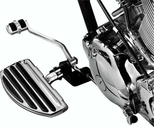 Kuryakyn ISO Conversion Floorboards For Driver Or Passenger With Splined Bracket Chrome - 7916
