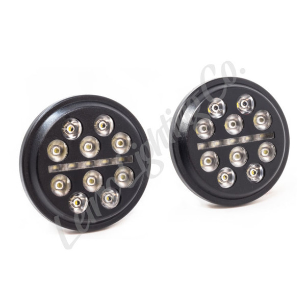 Letric Lighting 4.5in Black Buck-Shot Indian - LLC-ILPL-BS