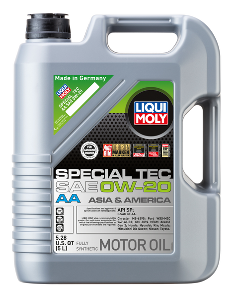 LIQUI MOLY 5L Special Tec AA Motor Oil SAE 0W20 - 2208
